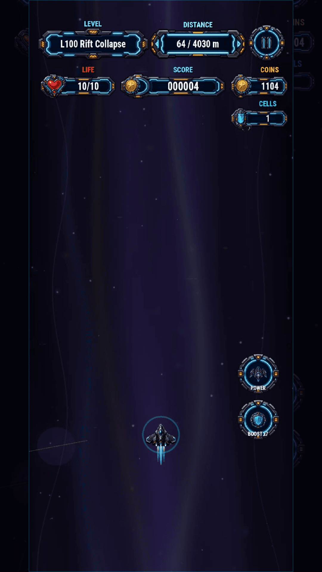 Combat HUD screen
